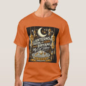 Lanterns, Moon & Biryani Eid Al Fitr Tshirt (Vorderseite)