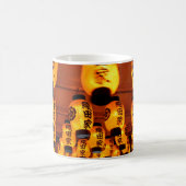 Lanterns of Bansho-ji Temple, Nagoya, Japan Kaffeetasse (Mittel)