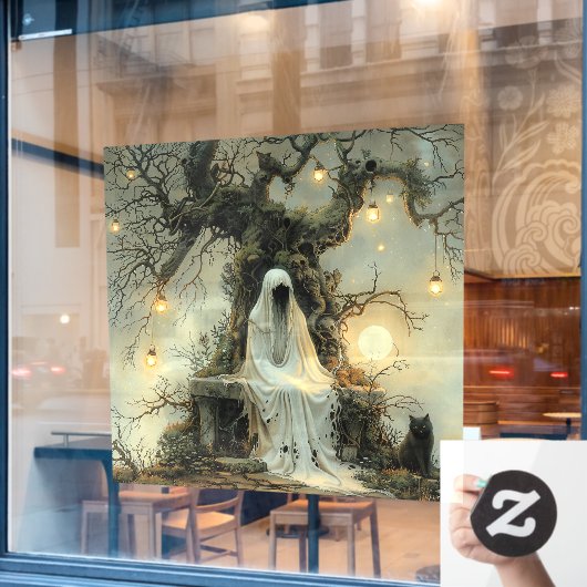 Lanterns of the Vergessene Grove Fensteraufkleber (Café-Fenster)