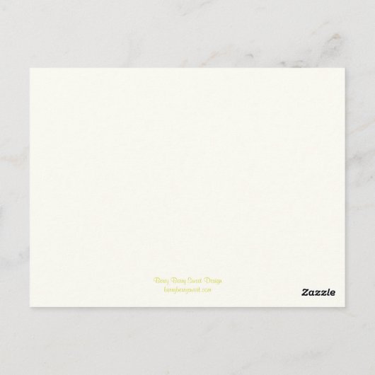 Lanterns Wedding Tischnummer Card (Rückseite)