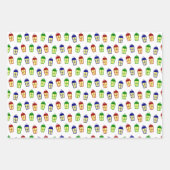 Lanterns Weihnachtswrapping Paper Geschenkpapier Set (Vorderseite)