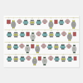 Lanterns Wrapping Paper Sheets Geschenkpapier Set (Vorderseite)