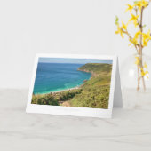 Lantic Bay, Cornwall Karte (Gelbe Blume)