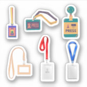 Lanyard Stickers Aufkleber (Vorderseite)