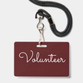 Lanyard Style Abzeichen Ausweis (Vorderseite mit Lanyard)