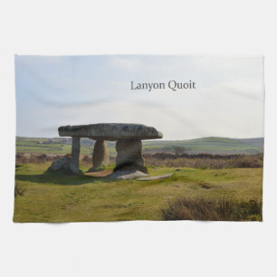 Lanyon Quoit-stehende Steine Cornwall England Küchentuch