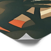 Lanzarote Canary Islands Vintage Travel Art Poster (Ecke)