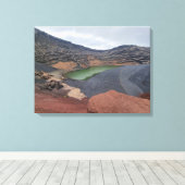 Lanzarote El Golfo Ansicht Leinwand (Insitu (Holzboden))