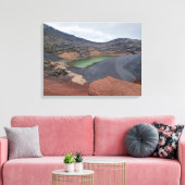 Lanzarote El Golfo Ansicht Leinwand (Insitu (Wohnzimmer))