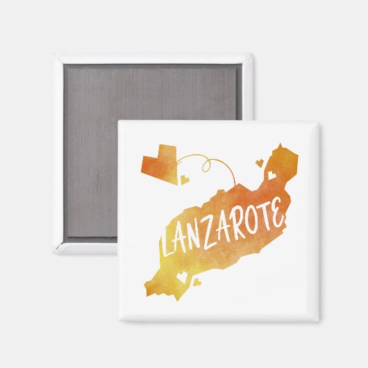 Lanzarote Magnet (Vorderseite/Rückseite)