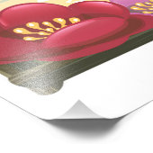 Lanzarote Reiseplakat Fotodruck (Ecke)