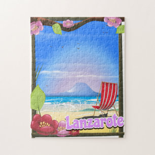 Lanzarote Reiseplakat Puzzle