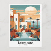 Lanzarote Spanien Kunst, Dichtung und Musik Postkarte (Vorderseite)