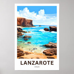 Lanzarote Spanien Reisen Print Poster