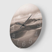 Lanzarote Vulkan Große Wanduhr (Winkel)
