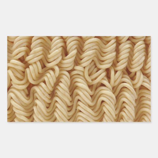 Lanzennudeln Rechteckiger Aufkleber (Vorderseite)