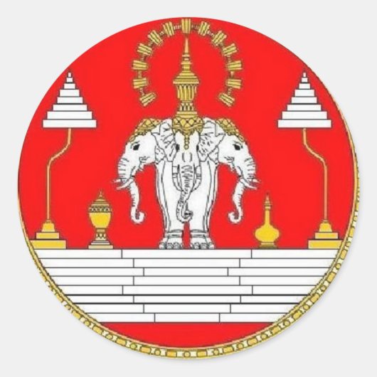 LAO ELEPHANTS Stickers (Vorderseite)