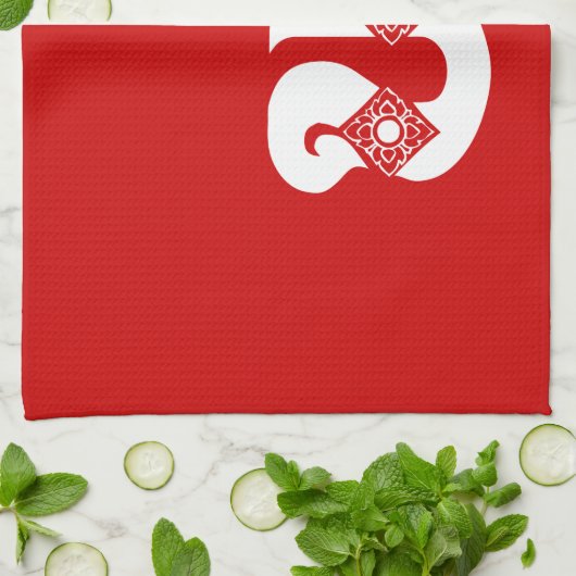 Lao Father - ພໍ່ / Pa - Laotisch / Laos Sprache Geschirrtuch (Gefaltet)