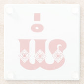 Lao Father - ພໍ່ / Pa - Laotisch / Laos Sprache Glasuntersetzer (Rückseite)