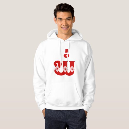 Lao Father - ພໍ່ / Pa - Laotisch / Laos Sprache Hoodie (Vorne ganz)