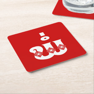 Lao Father - ພໍ່ / Pa - Laotisch / Laos Sprache Rechteckiger Pappuntersetzer