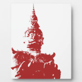 Lao Giant Guardian .. Buddha Park, Vientiane, Laos Fotoplatte (Vorderseite)