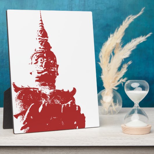 Lao Giant Guardian .. Buddha Park, Vientiane, Laos Fotoplatte (Seite)