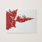 Lao Giant Guardian .. Buddha Park, Vientiane, Laos Puzzle (Horizontal)