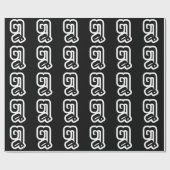 Lao / Laos Number Acht / 8 / ໘ (Bad/Paet) Laotian Geschenkpapier (Flach)