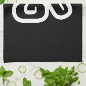 Lao / Laos Number Acht / 8 / ໘ (Bad/Paet) Laotian Geschirrtuch (Gefaltet)