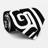 Lao / Laos Number Acht / 8 / ໘ (Bad/Paet) Laotian Krawatte (Gerollt)