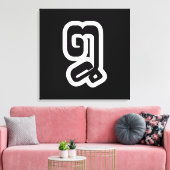 Lao / Laos Number Acht / 8 / ໘ (Bad/Paet) Laotian Leinwanddruck (Insitu (Wohnzimmer))