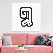 Lao / Laos Number Acht / 8 / ໘ (Bad/Paet) Laotian Leinwanddruck (Insitu (Wohnzimmer))