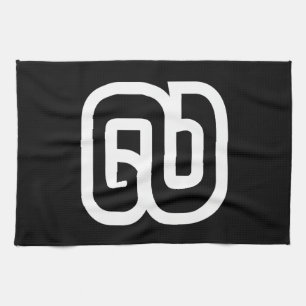 Lao / Laos Number Nine / 9 / ໙ (Kao/Gao) Laotian Geschirrtuch