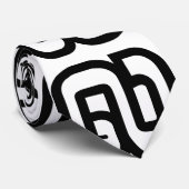 Lao / Laos Number Nine / 9 / ໙ (Kao/Gao) Laotian Krawatte (Gerollt)