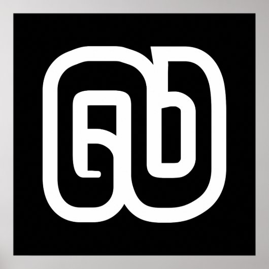 Lao / Laos Number Nine / 9 / ໙ (Kao/Gao) Laotian Poster (Vorne)