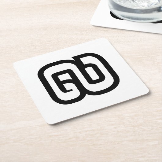 Lao / Laos Number Nine / 9 / ໙ (Kao/Gao) Laotian Rechteckiger Pappuntersetzer (angewinkelt)