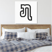 Lao / Laos Number Sieben / 7 / ໗ (Jet/Chet) Laotia Leinwanddruck (Insitu (Schlafzimmer))