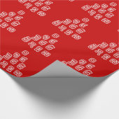 Lao / Laos Numbers Pyramid Laotian Sprachskript Geschenkpapier (Ecke)