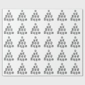 Lao / Laos Numbers Pyramid Laotian Sprachskript Geschenkpapier (Flach)