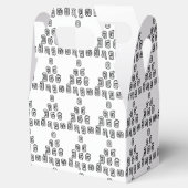 Lao / Laos Numbers Pyramid Laotian Sprachskript Geschenkschachtel (Geöffnet)