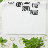 Lao / Laos Numbers Pyramid Laotian Sprachskript Geschirrtuch (Gefaltet)