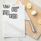 Lao / Laos Numbers Pyramid Laotian Sprachskript Geschirrtuch (Viertel Falte)