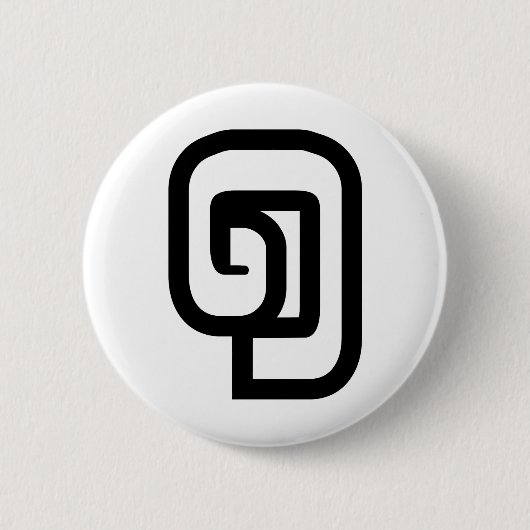 Lao / Laos Nummer 1 / 1 / ໑ (Nung/Nueng) Laotian Button (Vorderseite)