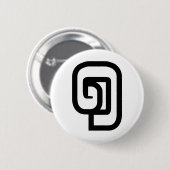 Lao / Laos Nummer 1 / 1 / ໑ (Nung/Nueng) Laotian Button (Vorne & Hinten)