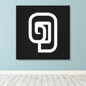 Lao / Laos Nummer 1 / 1 / ໑ (Nung/Nueng) Laotian Leinwanddruck (Insitu (Holzboden))