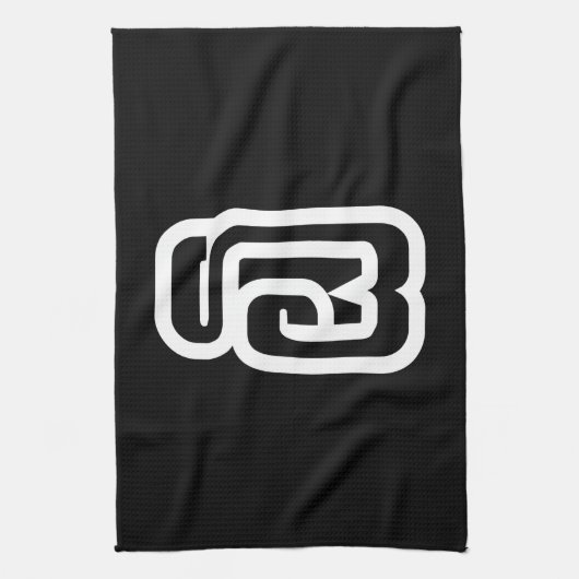 Lao / Laos Nummer 6 / 6 / ໖ (Ho/Hok) Laotian Geschirrtuch (Vertikal)