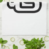 Lao / Laos Nummer fünf / 5 / ໕ (Haa/ha) Laotisch Geschirrtuch (Gefaltet)