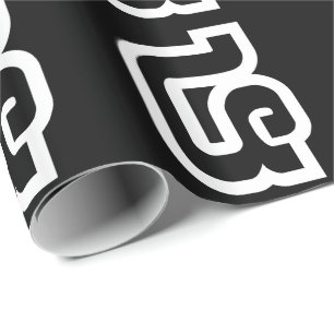 Lao / Laos Nummer Vier / 4 / ໔ (siehe/Si) Laotian Geschenkpapier