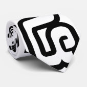 Lao / Laos Nummer Vier / 4 / ໔ (siehe/Si) Laotian Krawatte (Gerollt)